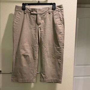 Eddie Bauer Tan Capris